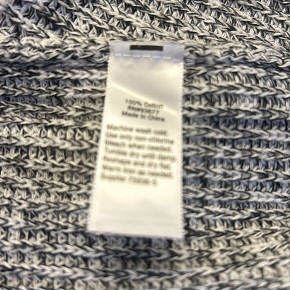 A.N.A black white V neckline long sleeve cotton sweater Size L EUC - Picture 5 of 8